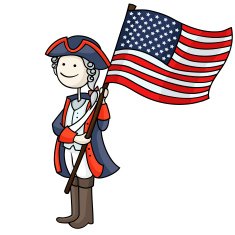 patriot boy in a 4th of July