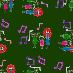 Colorful seamless pattern on blackboard N63