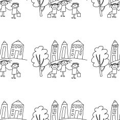 Seamless colorful vector pattern N144