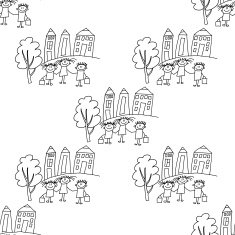 Seamless colorful vector pattern N147