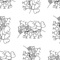 Seamless colorful vector pattern N154