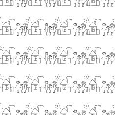 Seamless colorful vector pattern N161