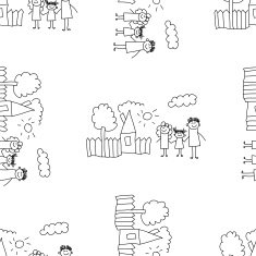 Seamless colorful vector pattern N162