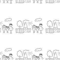 Seamless colorful vector pattern N164