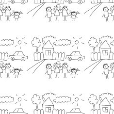 Seamless colorful vector pattern N182
