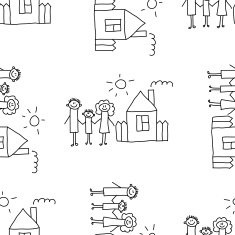 Seamless colorful vector pattern N184