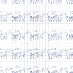 Seamless colorful vector pattern N222