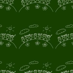 Blackboard School Seamless vector pattern N72
