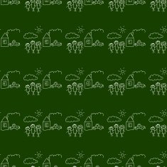 Blackboard School Seamless vector pattern N84