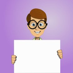 Boy holding a blank form N3