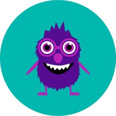 Vector set of cartoon cute monsters and aliens