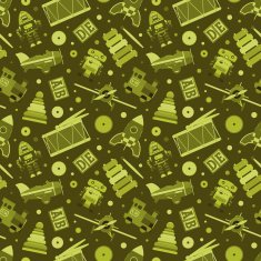 Toys seamless pattern