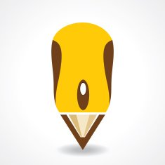 Education concept with pencil and computer mouse stock vector
