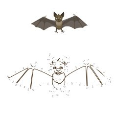 Connect the dots to draw animal educational game N5