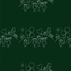 Vector seamless pattern Kids school and education N82