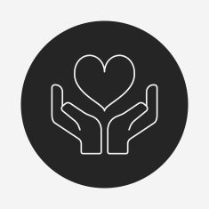 Donation line icon N4
