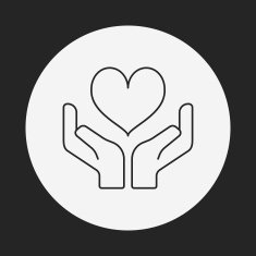 Donation line icon N6
