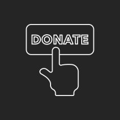 Donation line icon N25