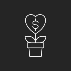 Donation line icon N82