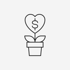 Donation line icon N84