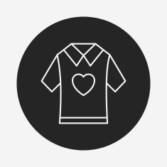 Donation line icon N105