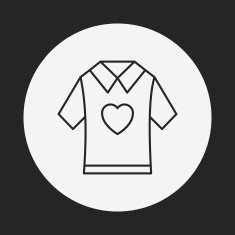 Donation line icon N107