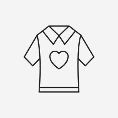 Donation line icon N108