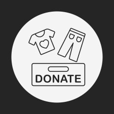 Donation line icon N123