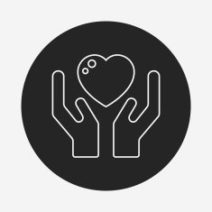 Donation line icon N125
