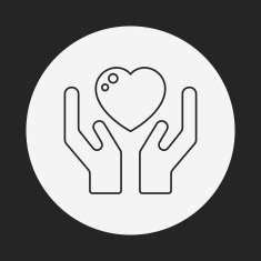 Donation line icon N127
