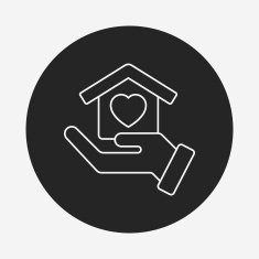Donation line icon N129