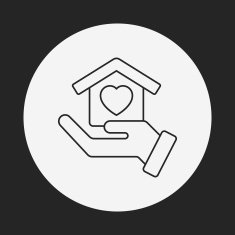Donation line icon N131