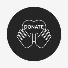 Donation line icon N141