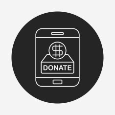 Donation line icon N145