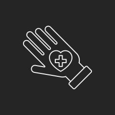 Donation line icon N154