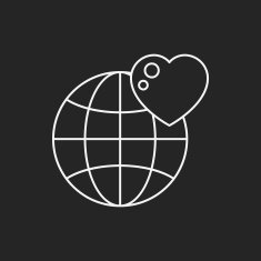 Donation line icon N158