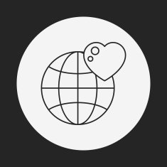 Donation line icon N159