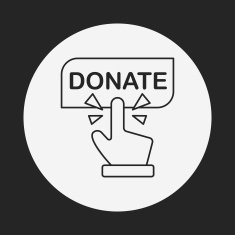 Donation line icon N163