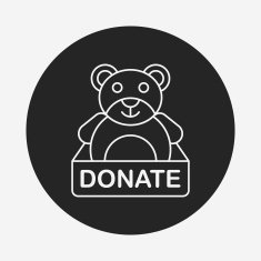 Donation line icon N165