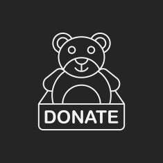 Donation line icon N166