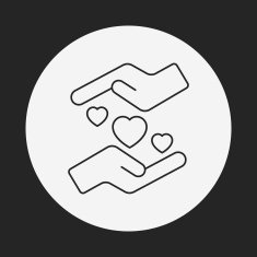 Donation line icon N171