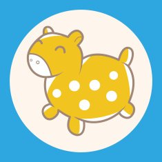 baby toy horse theme elements