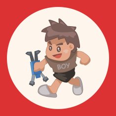 family boy character theme elements N15