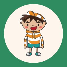 family boy character theme elements N16