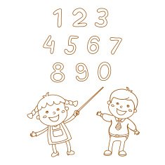 cute childrens labels stylish in motion with speech bubble N2