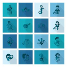 Happy Mothers Day Icons N267