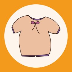 Baby clothes theme elements N21