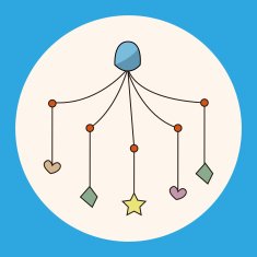 baby hanging theme elements N7