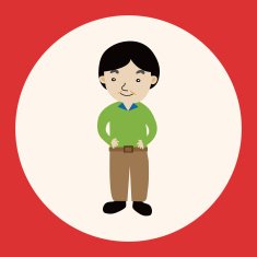 family boy character theme elements N17