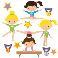 Gymnastics vector illustration N6